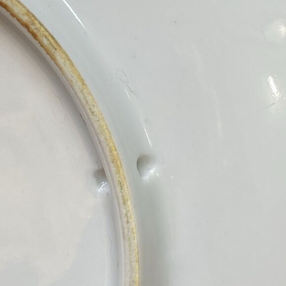 Norcrest Hand Painted Fine China Plate Covered Bridge Winter Scene P-114 Vintage - Picture 5 of 7